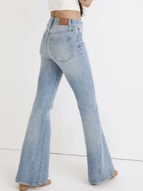 Madewell Light Wash High-Rise Flare Jeans